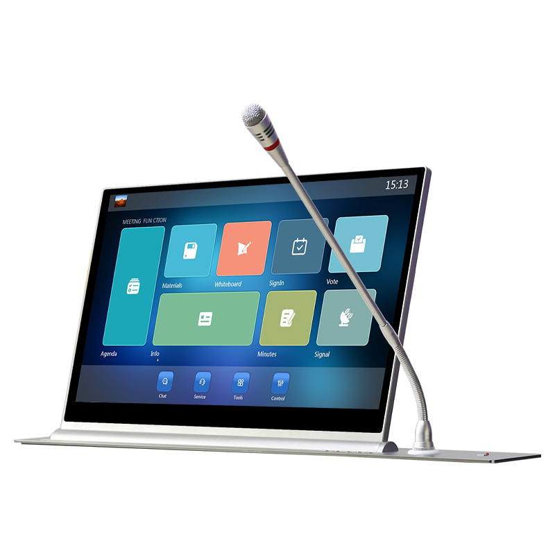 Sistem Persidangan Tanpa Kertas Meja Tersembunyi Lift Monitor LCD